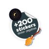 FK020 200 Stickers