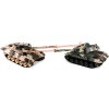 RC Tanková bitva - 2 tanky s dálkovým ovládáním