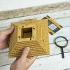 [poškozené zboží] EscWelt Dřevěný hlavolam Quest Pyramide