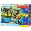 Puzzle 70 dílků MIDI - T-rex vs. Triceratops 70084