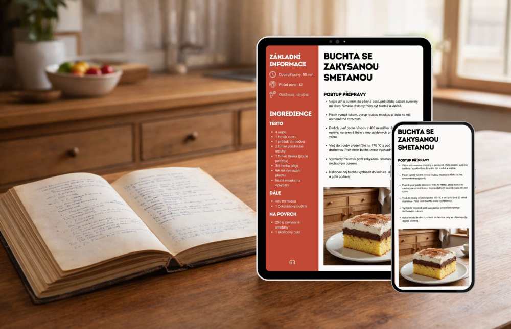 Proč si koupit e-kuchařku: 7 důvodů, proč je digitální kuchařka lepší než klasická