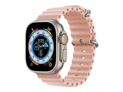 Oceánský tah na Apple Watch - Růžový