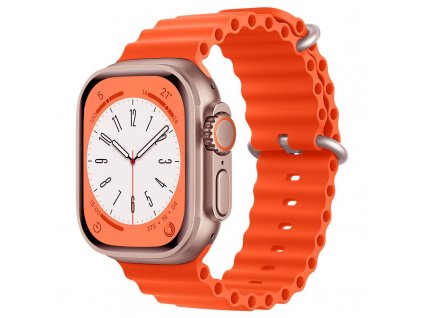 Oceánský tah na Apple Watch - Oranžová