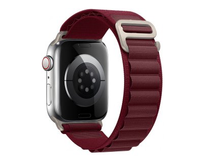 Alpský tah - řemínek na Apple Watch - Vínový
