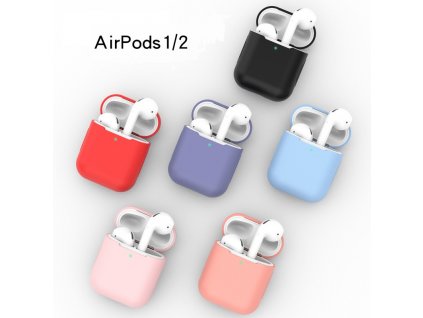 Jednobarevny obal airpods 1 2 hl