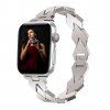 Kovový DIAMOND řemínek pro Apple Watch - Stříbrný