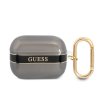 Guess TPU Printed Stripe Pouzdro Airpods poro seda