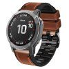 Kožený SPORTy QuickFit řemínek pro Garmin 22mm - Světle hnědý