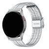 Kovový STRIPE rychloupínací řemínek 20mm - Stříbrný