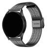Kovový STRIPE rychloupínací řemínek 22mm - Černý