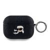 karl lagerfeld pu embossed karl and choupette heads pouzdro pro airpods pro black ie12889207