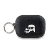 karl lagerfeld pu embossed karl and choupette heads pouzdro pro airpods pro 2 black ie12889209