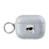 karl lagerfeld pu embossed karl head pouzdro pro airpods pro 2 silver ie12889238