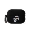 karl lagerfeld 3d logo nft karl and choupette silikonove pouzdro pro airpods pro 2 black ie12092426