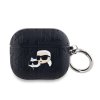 karl lagerfeld pu embossed karl and choupette heads pouzdro pro airpods 3 black ie12889208