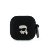 karl lagerfeld 3d logo nft karl head silikonove pouzdro pro airpods 4 black ie13583012