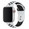 Sportovní řemínek na Apple Watch - Bílo-černý
