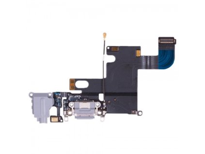 Nabíjecí port + Audio Jack konektor Flex pro Apple iPhone 6S vesmírně šedá