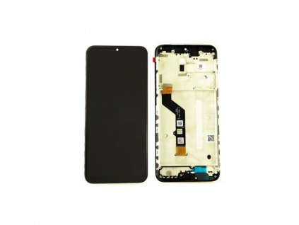 LCD + dotyk + rámeček pro Motorola G9 Play černá (Service Pack)