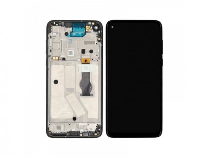 LCD + dotyk + rámeček pro Motorola G8 Power modrá (Service Pack)