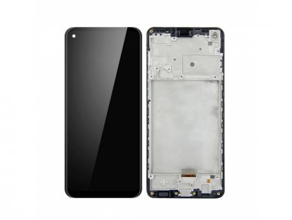 LCD + dotyk + rámeček pro Samsung Galaxy A21s A217 (2020) černá (Refurbished)