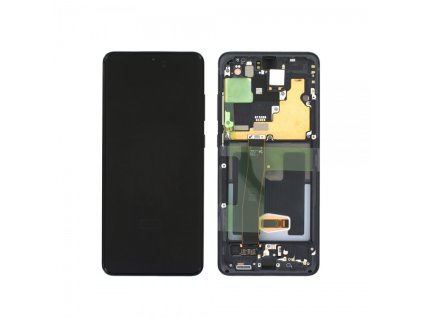 LCD + dotyk + rámeček pro Samsung Galaxy S20 Ultra G988 Awesome černá (Service Pack)