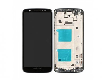 LCD + dotyk + rámeček pro Motorola G6 modrá (Service Pack)
