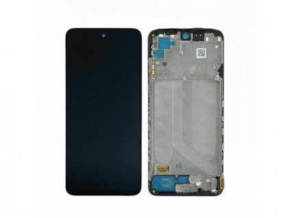 LCD OLED + dotyk + rámeček pro Xiaomi Redmi Note 10 4G / 10S Assembled Tarnish (OEM)