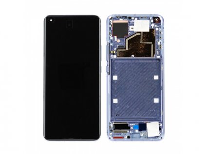 LCD + dotyk + rámeček pro Xiaomi Mi 11 5G (2021) Blue (Service Pack)