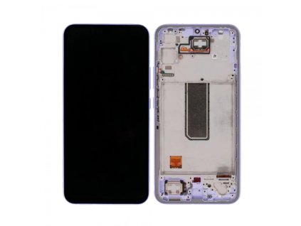 LCD + dotyk + rámeček pro Samsung Galaxy A34 5G A346 fialová (Service Pack)