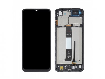 LCD + Dotyk + Rámeček pro Xiaomi Redmi A2 / A2+ (4G) (2022) černá (Service pack)