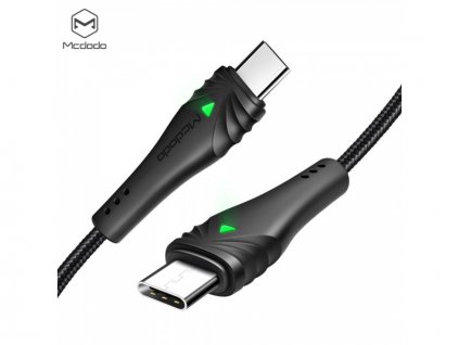 Mcdodo nabíjecí / datový kabel USB-C / USB-C 3A PD 1,5m Manta Series černá