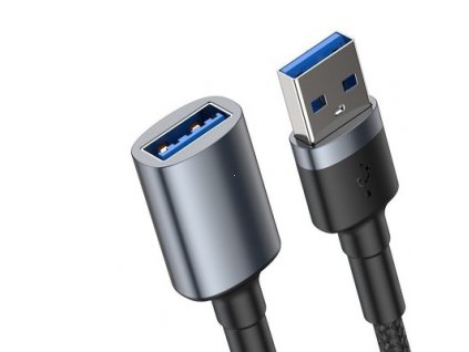 Baseus prodlužovací kabel samec USB 3.0, samice USB 2A, 1M barva černá