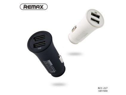 CL adaptér REMAX RCC-217, 2x USB, QC barva bílá