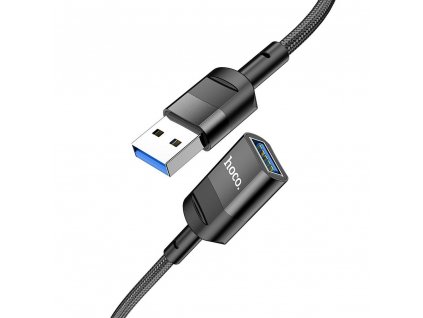 HOCO kabel USB (samice) / OTG na USB (samec) 5A U107 1,2m černý