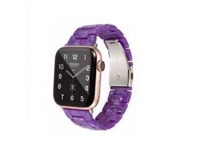 Plastový řemínek pro Apple Watch 42-45mm - purple