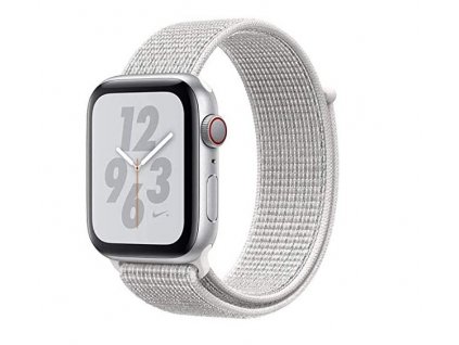 Nylon řemínek pro Apple Watch 38-41mm - grey / white