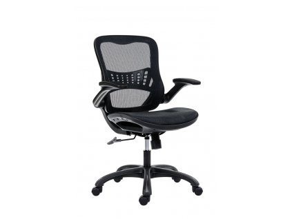 Kancelářská síťovaná židle DREAM BLACK Antares, boční pohled