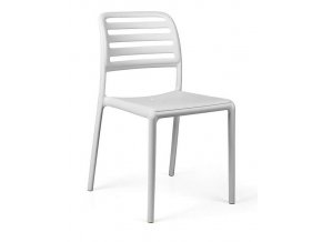 Plastová židle COSTA, barva bianco
