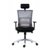 Kancelářská židle NEXT PDH BLACK, přední pohled