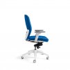Kancelářská čalouněná židle J2 WHITE BP 211 modrá, boční pohled