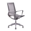 Kancelářská síťovaná židle SKY MEDIUM, šedá, poloprofil zezadu