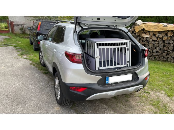Hliníkový prepravný box, prepravka pre jedného psa do auta M70 ecoline