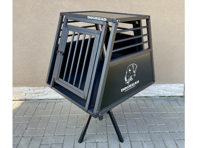 Hliníkový prepravný box, prepravka pre jedného psa do auta XL-2 PROLINE