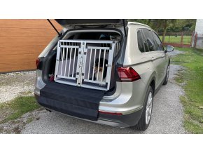 Hliníkový prepravný box, prepravka pre dvoch psov do auta M COMFORT