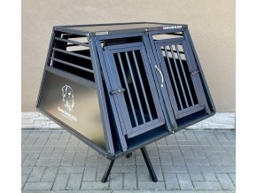 Hliníkový prepravný box, prepravka pre dvoch psov do auta L 95 PROLINE