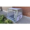 Hliníkový prepravný box, prepravka pre jedného psa do auta M75 COMFORT