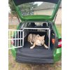 Hliníkový prepravný box, prepravka pre jedného psa do auta L-80 ecoline