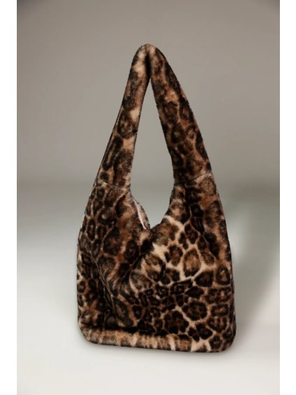 Dámská kožešinová kabelka s leopardím vzorem - Monari