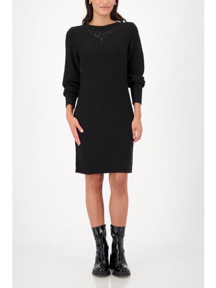 Dámské pletené šaty s kamínky Glamour Nights - Monari
